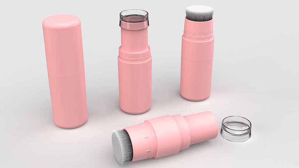 Туба за пудер са главом четкице Туба за пудер са главом четкице